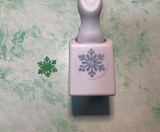 Rare Martha Stewart Card Punch Cutter - Christmas Snowflake 28mm - tested