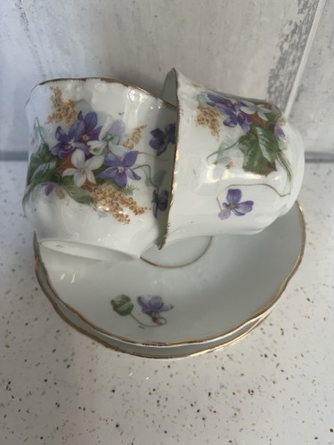Vintage bone china two tea - china,