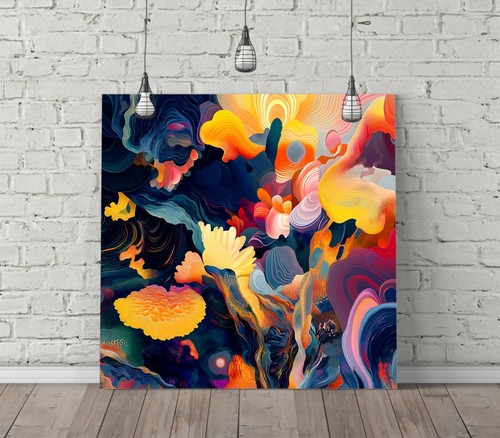 Colourful abstract shapes - abstract,