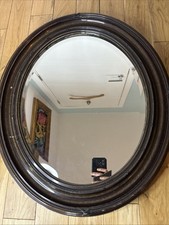 Vintage Antique Oval Carved