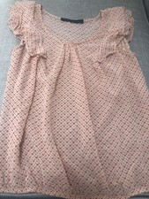 Zara Chiffon Pink Heart Top