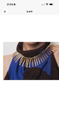 Bnwt statement fish bib - statement,