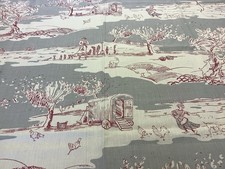 Vanessa Arbuthnott Fabric - For The Love Of Rose - Clay, Damson X 1.4m