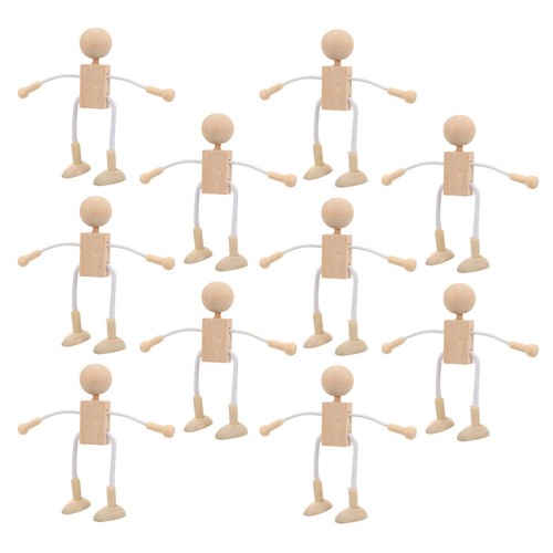 10pcs durable wooden peg - 10pcs, dolls