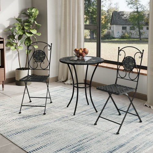 Ceramic tile top bistro set - tile,