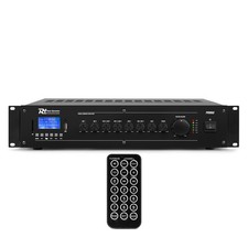 Power Dynamics PRM60 100V 5-Channel Mixer-Amplifier 60W for PA Systems