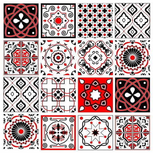 Tile stickers mosaic - tile,