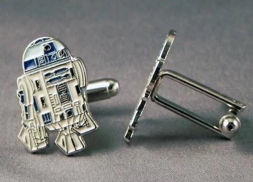 R2d2 cufflink set star - cufflink,