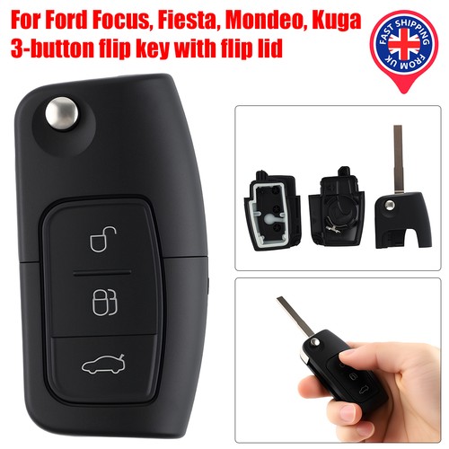 Button flip key fob case - key,