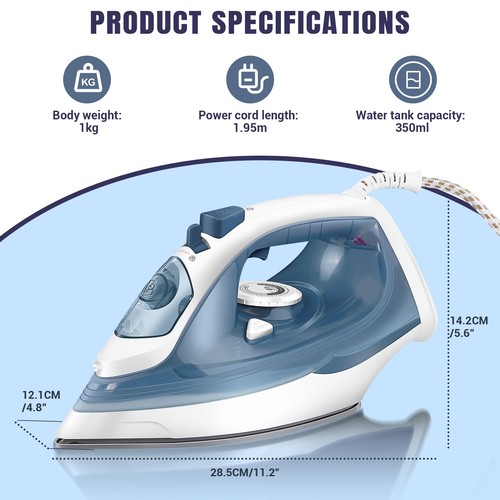 2400w electric steam iron - electric,