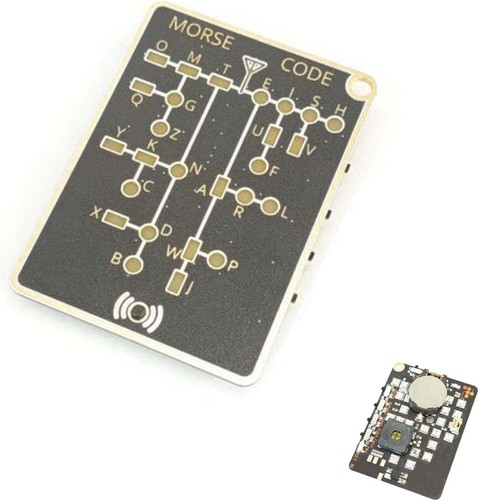 Morse code trainer card - card, pro