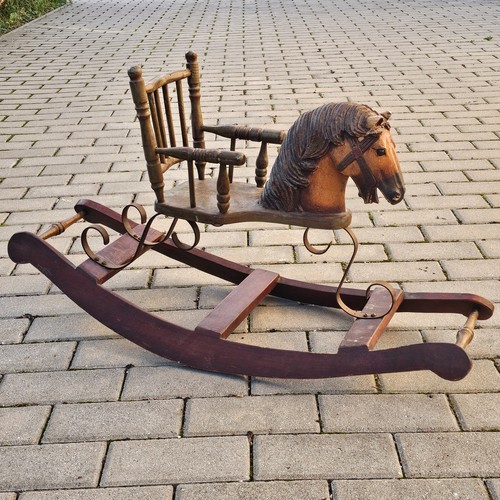 Old wooden horse - horse,