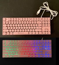 Pink USB Gaming Keyboard