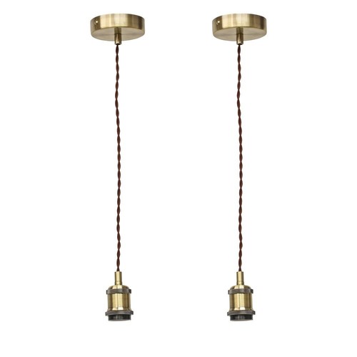 Set antique brass vintage - of,