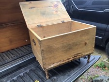 Vintage Pine Storage Trunk/box