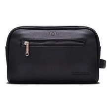 Lambretta Mens Premium Target Travel Toiletry Shaving Kit Wash Bag - Back