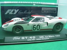 FLY 1/32ND  A184  FORD GT-40 LM 66 WHITE #60  BNIB SCALEXTRIC COMP
