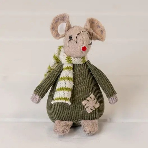 Fabric fat felt mouse - fat,