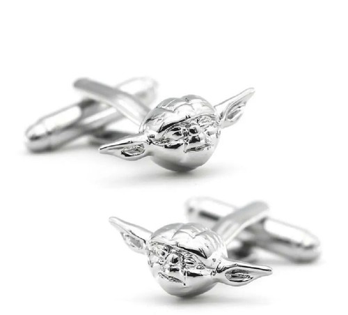 Yoda cufflinks high quality - cufflinks,,