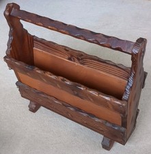 Solid Dark Wood Retro