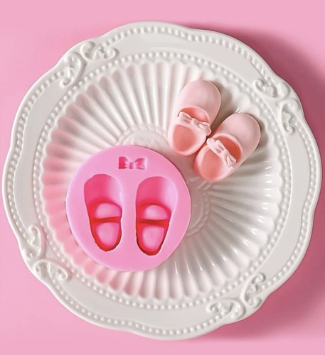 Baby shoe silicone - baby, icing