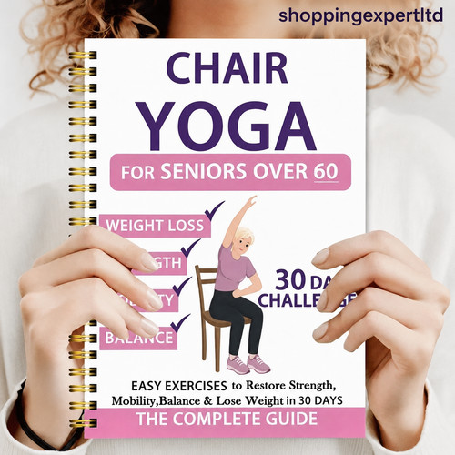 Chair yoga for seniors - chair, over