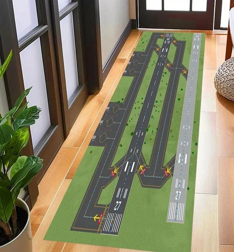 Airport runway rug - runway, aviation