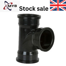 110mm Black Soil Pipe PUSHFIT
