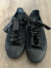 Customised Black Converse