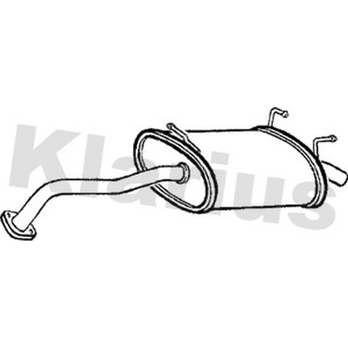 Exhaust rear back box - exhaust,