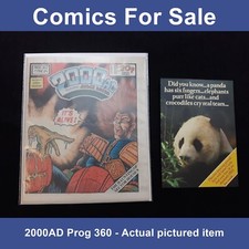 2000ad prog 360 comic with