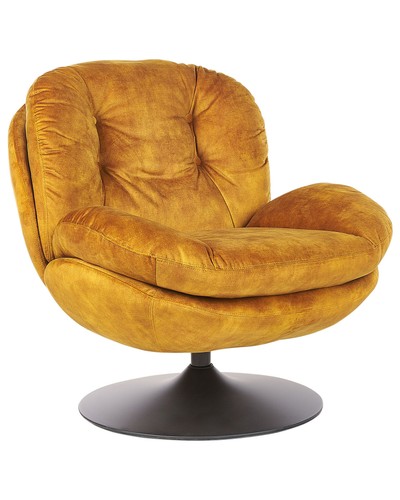Armchair nolvik swivel velvet - armchair,