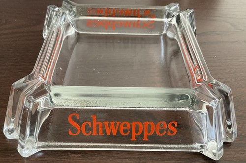 Vintage clear glass schweppes - vintage,