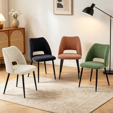 4pcs velvet dining chairs - 2/4pcs,