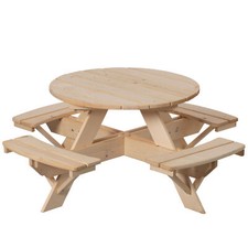 Wooden Kids Picnic Table Bench