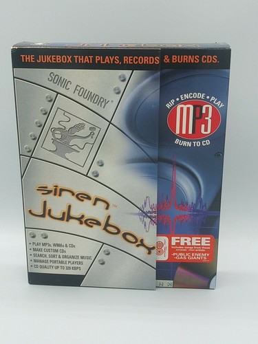 Siren jukebox mp3 - burner, rip