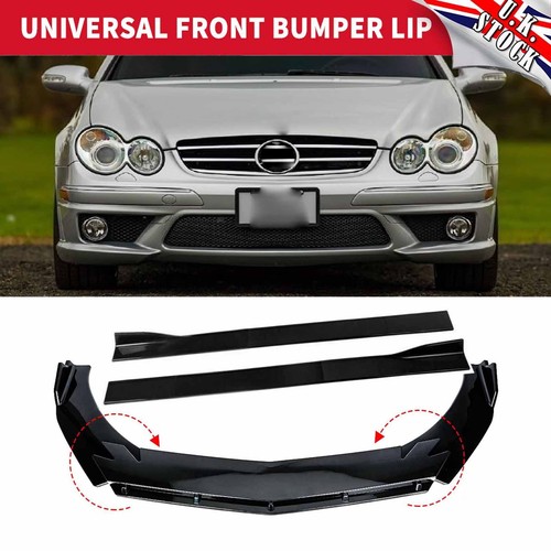 Black front bumper lip - bumper,