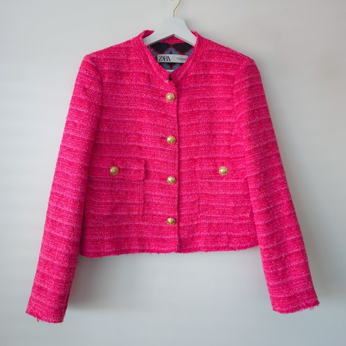 Zara classic pink blazer - zara,