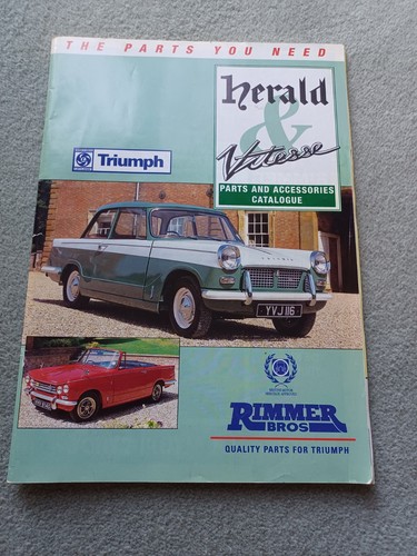 Rimmer bros triumph herald and - bros,