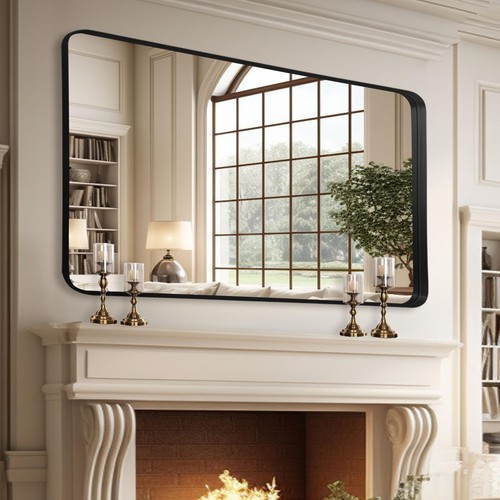 Wall mounted mirror - wall-mounted, rectangle