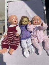 Pedigree Dolls Vintage 1960s-1970s Inc Walker Doll & Other Pedigree x 3 UNTESTED