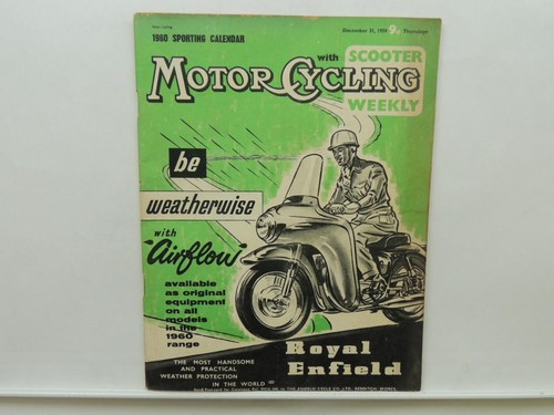 Dec 1959 motorcycling - 1959, magazine