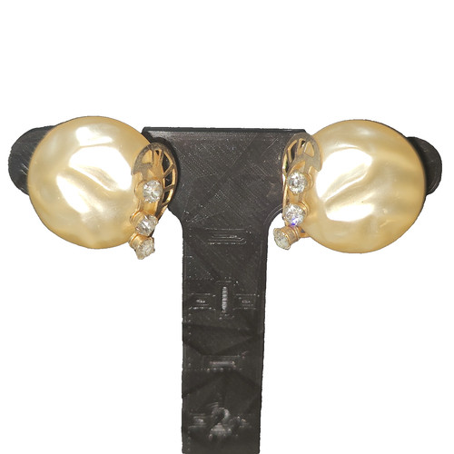 1940 coro earrings - earrings, faux