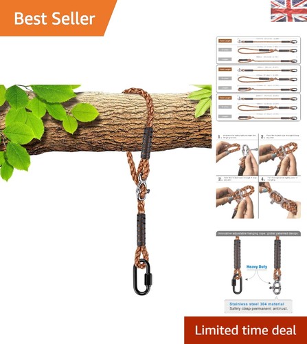 Adjustable tree swing rope - adjustable,