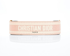 Dior - Belt - Pink Canvas Logo