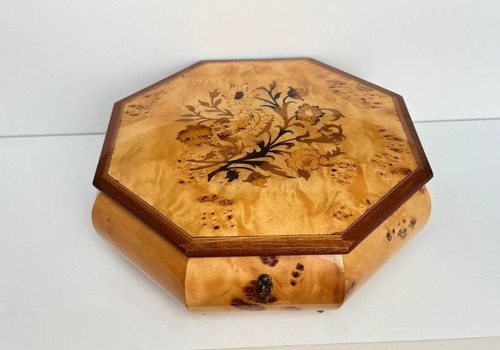 Vintage italian octagon burl - octagon,