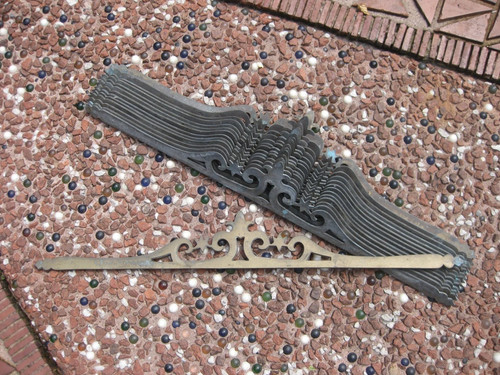 Set antique solid brass - of,