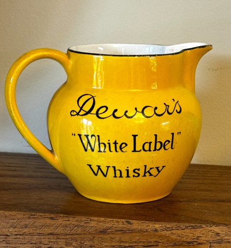 Vintage dewars white label - dewars, label"
