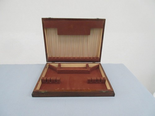Vintage wooden cutlery - , lined