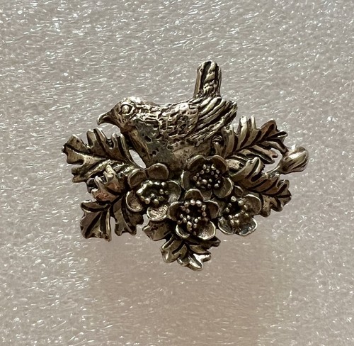 Silver plated bird nest - plated,